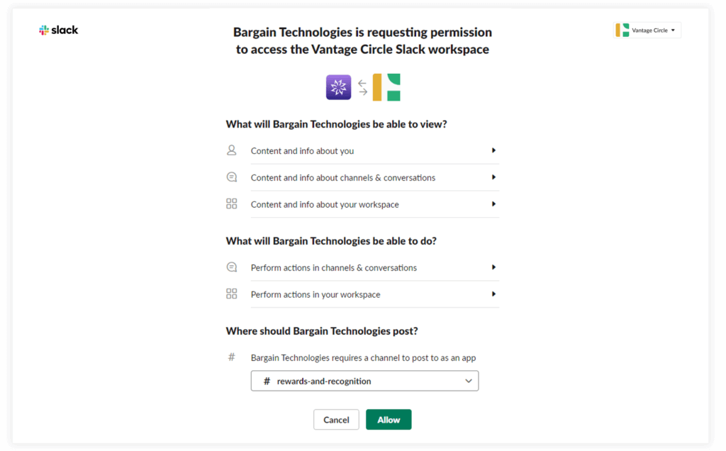 Slack-R-R-Integration-Vantage-Rewards